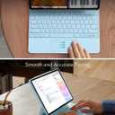 ESR for iPad Air 13 Inch Case Keyboard M4/M3/M2 (2026/2025/2024), Easy-Set Magnetic Stand, Portrait/Raised Modes, with Removable Protective Case, Blue