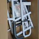 Heavy Duty Bed Rails for Elderly Adults Safety-Foldable Bed Rail for Senior with Adjustable Heights Fits All Bed SizesBed Handle Bedside Assist with Pocket -504M (White and Gray)