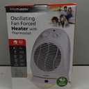 Optimus H-1382 Portable Oscillating Fan Heater with Thermostat