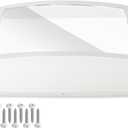 RV Skylight Replacement Bundle,18" x 26" RV Shower Skylight Cover Outer Dome Fit 14" x 22" Openings for Camper Motorhome Bathroom,Inner Dome with Window 14" x 22"+Polyurethane Adhesive Sealant,White