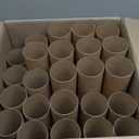 Aviditi BOX USA Mailing Tubes, 3" W x 12" H, 24-Pack - Round Corrugated Tubes for Mailing and Storage of Blueprints, Artwork, Crafts, Posters, Long Art Holder