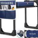 Foldable Garden Kneeler and Seat, Patented Thicker Wider Softer Kneeling Pad with Magnetic Stripe, 350lbs Heavy Duty Durable Garden Stool with Tool Bag, Gardening Gift for Women and Men (Blue)