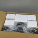 3-Light Bathroom Light Fixtures, Black Modern Vanity Lights with Milky White Frosted Glass Shades, Bathroom Wall Lamp for Mirror Kitchen Living Room Hallway Cabinet Porch