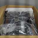 Shinic Infrared Space Heaters for Indoor Use Large Room, 20 Inch, Luxury Insulated Wooden Cabinet, 1500W Infrared Electric Heater with Remote Control, Timer, Filter, Charging Ports, Walnut