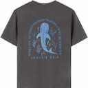 SOLY HUX Women's Graphic T Shirts Oversized Tees Short Sleeve Baggy Vacation Summer Tops (Gray, M)