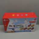 Toy Airplane with Smoke, Lights & Sounds, Friction Powered Plane Toy with Mini Cars for Kids, Boys and Girls, not the whole set