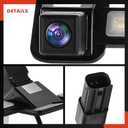 A-Premium Park Assist Camera Rear View Backup Reverse Camera Compatible with Select Toyota Models - 2015 2016 2017 2018 Prius V - Replace# 86790-47060