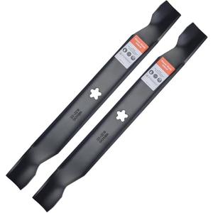 Grasscool 138971 42 Inch Mower Blades for Craftsman LT1000 LT2000 T110 YT3000 532138971 Poulan Pro 42" Deck Riding Mower Lawn Tractor (5 Point Star)