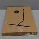 Led Desk Lamp for Office Home - Eye Caring Architect lamp with Clamp,Dual Screen Computer Monitor Work Smart Light: 24W 5 Color Flexible Adjustable Lighting Table Lamp for Study Drafting (Black)