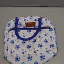 Coobiiya Lunch Bag Women, Lunch Box for Women Adult Men, Small Lunch Bag Leak-proof Cute Lunch Tote Large Capacity Reusable Insulated Cooler for Work/Office/Picnic/Travel-Blue Daisy