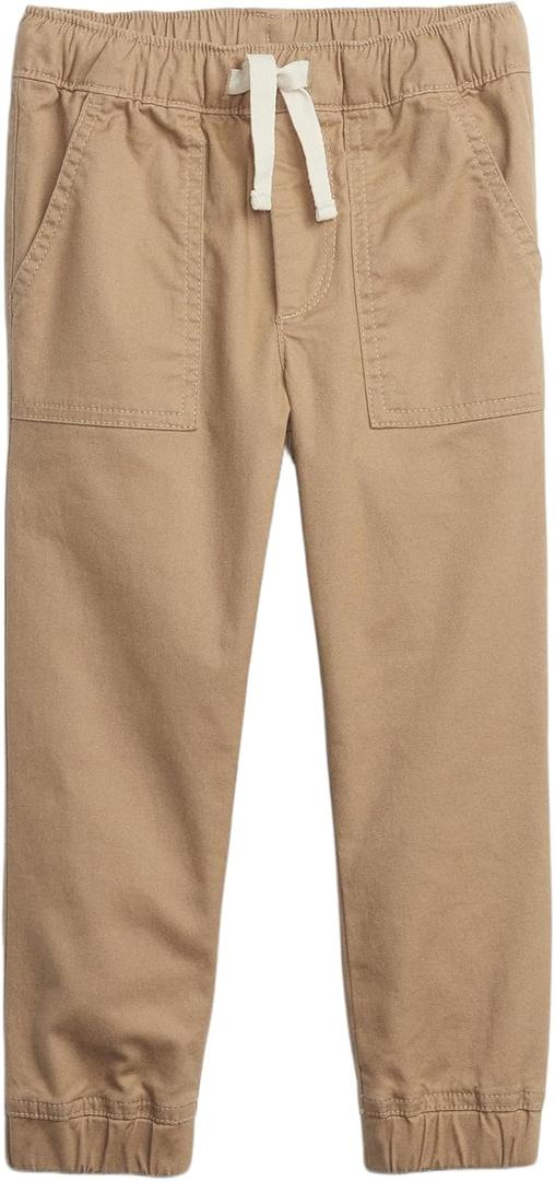 GAP Baby Girls' Pull-on Woven Jogger (3-6 Months, Mojave)