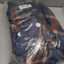 Eddie Bauer - Queen Duvet Cover, Reversible Bedding Set with Matching Shams, Bedding Set (Shasta Lake Navy, Queen)