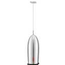 Bodum Schiuma Battery Operated Milk Frother for Coffee, Lattes, Hot Chocolate, Mocha, Cappuccino, Polished Stainless Steel