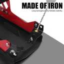 Motorcycle Wheel Chock Transport Stand, Adjustable Portable 1800 LBS Capacity, Universal for 8"-21" Wheels Dirt Cruiser Sports Ebike, Can be fixed to trailers or trucks - Red&Black