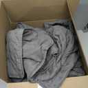 BOURINA Embroidery Quilt Set 3-Piece Full/Queen Quilt Set Pre-Washed Microfiber Ultra Soft Lightweight Star Embroidery Bedspread Coverlet Set, Grey