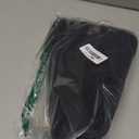 Lainergie Adjustable Soft Dog Cone Collar for After Surgery Recovery, Comfortable Pet Recovery Protective Collar for Medium Large Dogs, Elizabethan Dog Neck Collar (L, Black)