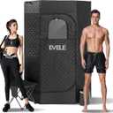 3.0L 1500W Output 1-2 Person Portable Sauna Tent Full Body Size with Steamer, Personal at Home Steam Sauna SPA for Indoor Outdoor Backyard, Hot Wet Sauna Bath Room Box