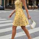 LILLUSORY Womens Short Summer Dress Mini Sundress Beach Vacation Spring Sleeveless Dresses 2026 Casual Outfits Cute Clothes (M)