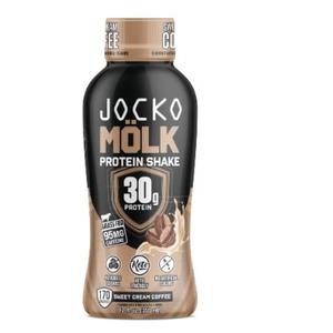 Jocko Fuel Mlk 30g Grass Fed Protein Shakes - No Added Sugar Protein Drinks KETO Friendly - Ready to Drink 12 FL Oz (Pack of 11) Sweet Cream Coffee, BBD: 12/12/27