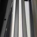 GRLEAF 2 Pack Adjustable Height Narrow Console Table with Power Outlets, 78.7" Long Sofa Table with Charging Station Behind Couch Table Skinny Entryway Table for Living Room and Hallway  Black