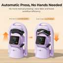 HTVRONT Auto Hat Press Machine - Hat Heat Press Machine with Precise Temp&Timer Control, Hat Heat Press Machine for Caps with 2 Platens, Compatible with DTF Film, Embroidery, Sublimation (Purple)