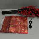 Ganeen Chinese New Year Decorations 2026 Lighted Lunar New Year Tree with 18 Pcs Hanging Chinese Ornaments & 24 LED Lights Red Berry Birches Money Tree Traditional Centerpiece for Table Home Decor