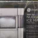 GE Profile Opal 2.0 Ultra Nugget Ice Maker with .75 Gallon Side Tank and Scale Inhibiting Filter, Scoop Included, 38 lbs in 24 Hours, Pellet Ice Machine with WiFi & Smart Connected, Stone White