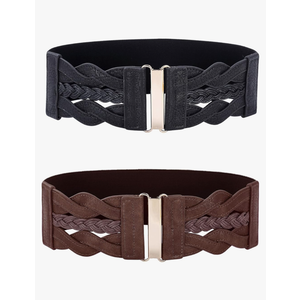 GRACE KARIN Women's Elastic Wide Belts Vintage Stretchy Belt Retro Fashion Cinch Belts for Dresses