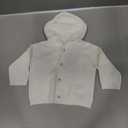 Amazon Essentials Unisex Babies' Hooded Sweater, Pack of 2 (18 Months, Grey Heather/Ivory)