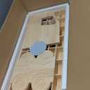 Wood Toy Car Display Rack, Holds 42 Diecast Cars Model Car Display Case 1/64 Scale Toy Cars Organizer Freestanding or Wall-Mounted Toy Car Storage Cabinet