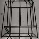 Yaocom 4 Pcs Gridwall Hat Display Rack, Metal Wire Retail Display Shelves Gridwall Organizer Accessories for Grid Panel Displaying Baseball Hats for Home Commercial, Black