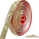 Storystore Molding Trim Wall Trim, 1.4 in x 19.7 FT Peel and Stick Wall Molding for Mirror Frames, Furniture, Ceiling Decor (Champagne Gold)