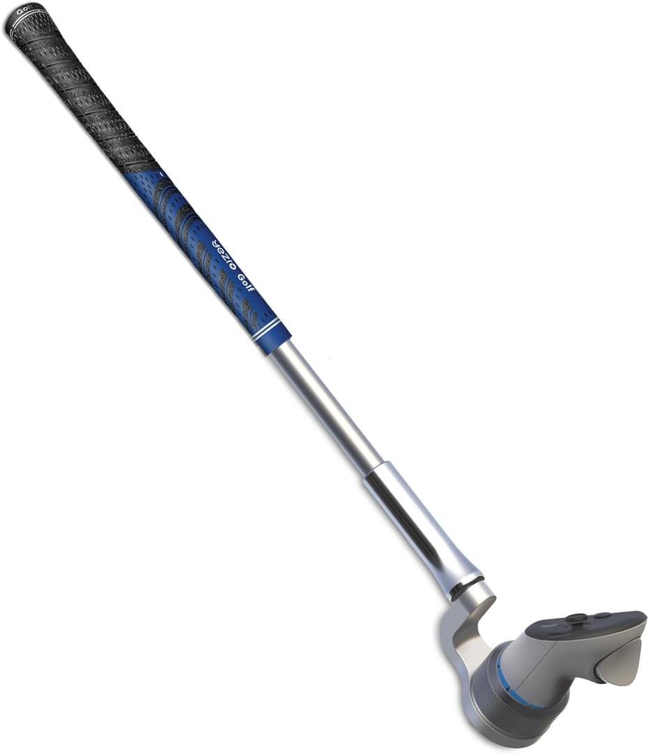 YEZRO Y14 Golf Club Attachment for Meta Quest 3/Quest 3S, 20.5" Weighted VR Golf Club Handle Accessories for Golf +  Aluminum One-Piece Build, Real Grip, No Screws  for Right Controller
