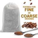 2 x Belle&Beau 100pcs Premium Cold Brew Coffee Filter Bags, No Mess Cold Brew Bags, Easy-Use Disposable Grinds Coffee Pouches, Versatile Coffee Tea Bags for Smooth Cold Brew with Drawstring, 4 x 6 Inches