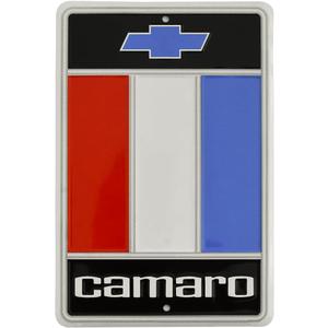 Treasure Gurus Embossed Chevy Camaro Parking Tin Metal Bar Pub Sign Game Room Garage Man Cave Shop Wall Decor