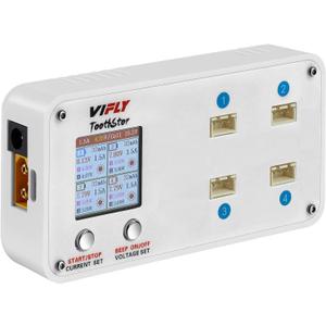 ToothStor 4-Port 2S LiPo Balance Charger with Storage Mode