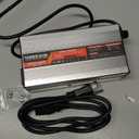 84V 8A Li-ion Battery Smart Charger with Cooling Fan Silver Aluminum Case Used for 20S 72V Lithium Battery Charger DC Output C13 Connector