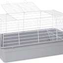 Prevue Pet Products Carina Animal Tubby - Small Animal Cage for Guinea Pigs, Dwarf Rabbits, Indoor and Outdoor Use, Lightweight, Travel Friendly Enclosure - Small, Gray