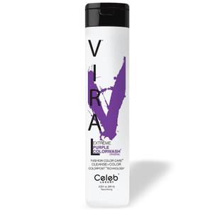 Celeb Luxury Colorwash Color Depositing Shampoo - Color Refresher, Vegan Hair Dye, Bondfix Bond Rebuilder, Viral and Gem Lites (Purple)