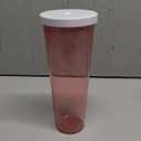 Pink Pastel Sheer Smooth Tupperware Tumbler 16 Ounces, No Straw