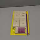 Bates- 1-Gang Duplex Wall Plate, 3.18"x 4.98", 10 Pack, Ivory, Unbreakable Electrical Outlet Cover Plates, Heat & Impact Resistant, Easy-to-Clean, Duplex Receptacle Cover for Home & Office