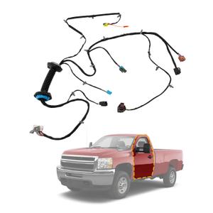 Door Wiring Harness, Compatible with 2010-2014 Chevy Silverado/GMC Sierra 1500 2500 3500, Front Left Driver Side, DL3 Power Fold Door Jumper Wire Harness, LH Grommet Wiring, Replaces OE# 22912627