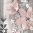 Trademark Fine Art WAP04367-C1432GG Floral Symphony Blush Gray Crop I by Silvia Vassileva, 14x32, Multicolor