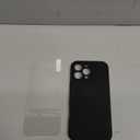 Magnetic for iPhone 16 Pro Max Case, Compatible with MagSafe, [Full Camera Protection][Screen Protector] Silicone Shockproof Protective Phone Case for iPhone 16 Pro Max 6.9", Black