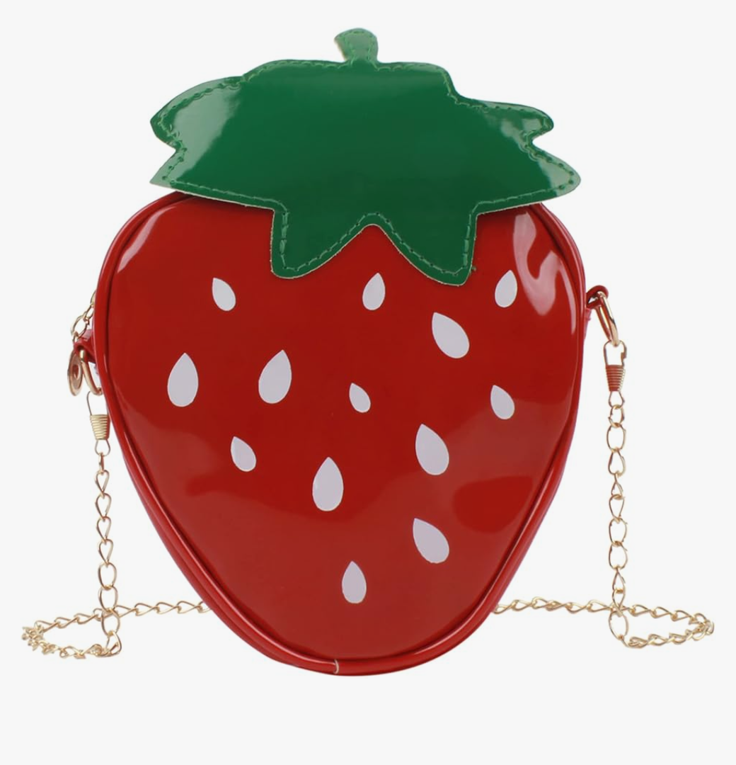 Goclothod Handbag Cute Fruit Crossbody Bag Weave Summer Beach Shoulder Bag