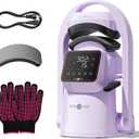 HTVRONT Auto Hat Press Machine - Hat Heat Press Machine with Precise Temp&Timer Control, Hat Heat Press Machine for Caps with 2 Platens, Compatible with DTF Film, Embroidery, Sublimation (Purple)