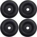 (4 Pack) 2.5" Trailer Ramp Door Bumper, Compatible with Truck Cargo Hatch - Round Rubber Bump Stops