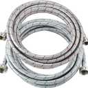 15 FT Washing Machine Hose,Long Washer Water Supply Hoses Hot And Cold Connection(2Packs),Washer Machine Hose Universal Fit for All Standard Wash Machines-by MIFLUS