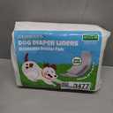 Jollywoods Dog Diaper Liners 100Pcs, Disposable Diapers Inserts for Male & Female Dogs, Booster Pads Fit Reusable Dog Belly Bands, Male Wraps and Period Diapers, Super Absorbent Leakproof Regular : Pet Supplies