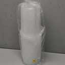 Food storage 32oz Clear- Plastic Food Storage Containers with Lids Microwave & Freezer Safe, BPA- Free, 24 Sets (Cups+Lids) Meal Prep & Soup Storage